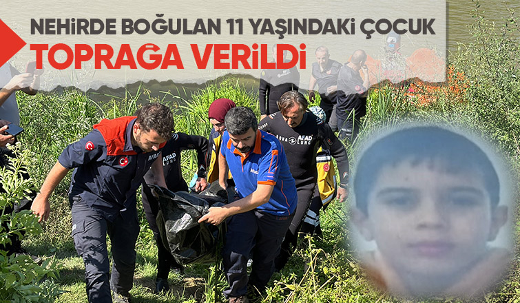 Nehirde Boğulmuştu Toprağa Verildi