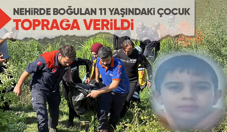 Nehirde Boğulmuştu Toprağa Verildi