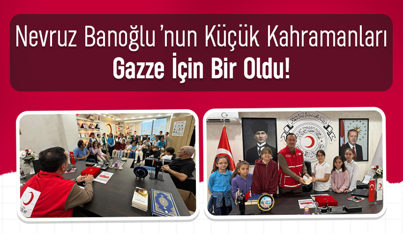 Nevruz Banoğlu öğrencileri Gazzeli çocuklar için bağış topladı