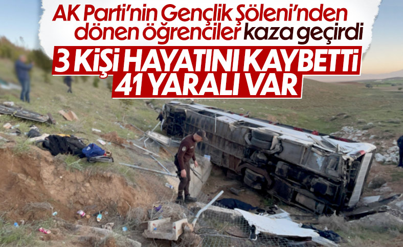 Niğde'de feci kaza: 3 ölü, 41 yaralı
