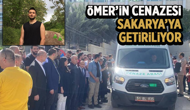 Niğde'deki kazada ölen Ömer'in cenazesi Sakarya'ya gönderildi