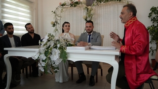 Nikah salonlarında 24.04.2024 yoğunluğu