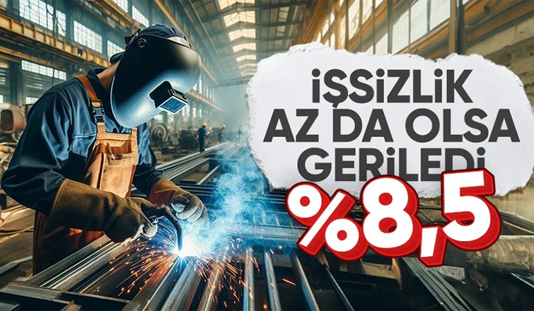 Nisan 2024 işsizlik oranı yüzde 8,5 oldu