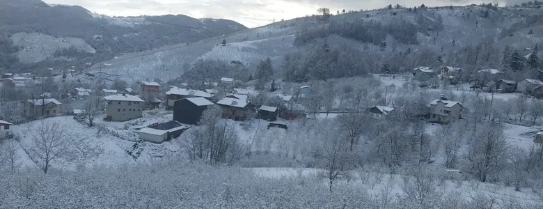 Nisan ayında kar yağdı