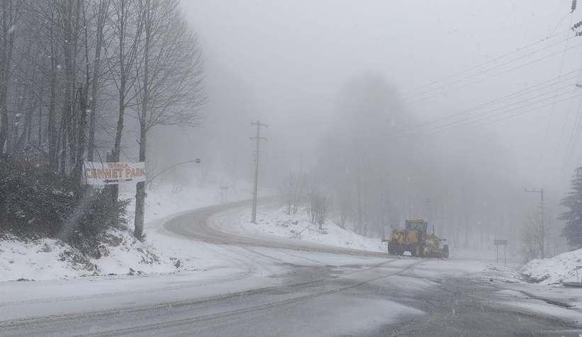 Nisan'da kar yağdı