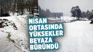 Nisan ortasında kar etkili oluyor