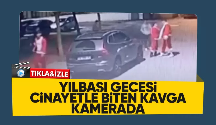 Noel baba kıyafeti ile işlenen cinayet kamerada
