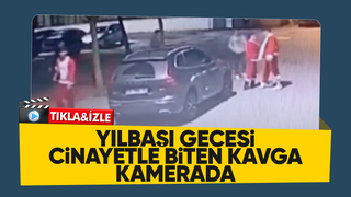 Noel baba kıyafeti ile işlenen cinayet kamerada