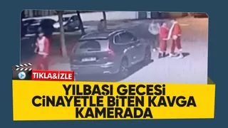 Noel baba kıyafeti ile işlenen cinayet kamerada