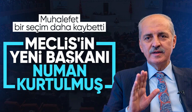 Numan Kurtulmuş TBMM Başkanı seçildi