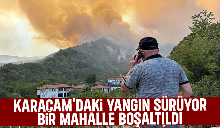 Nuriosmaniye köyü yangın nedeniyle boşaltıldı