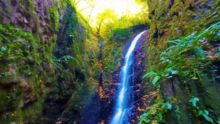 Nüzhetiye Şelalesi'nden eşsiz kareler
