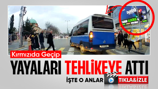 O anlarda kamera kayıttaydı; Kırmızıda böyle geçti
