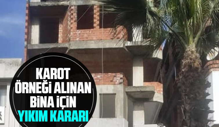 O bina için yıkım kararı çıktı