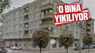 O bina yıkılıyor