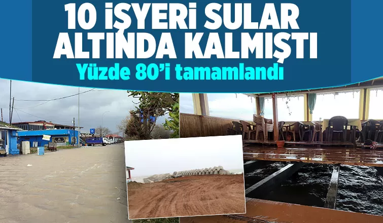 O bölgede mendirek çalışması