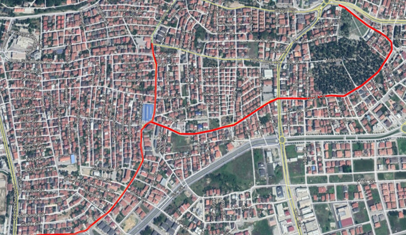 O caddelerde dönüşüm tamamlanıyor