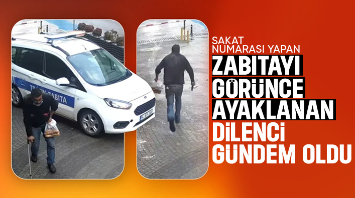 O dilenci gündem oldu