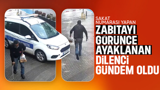 O dilenci gündem oldu