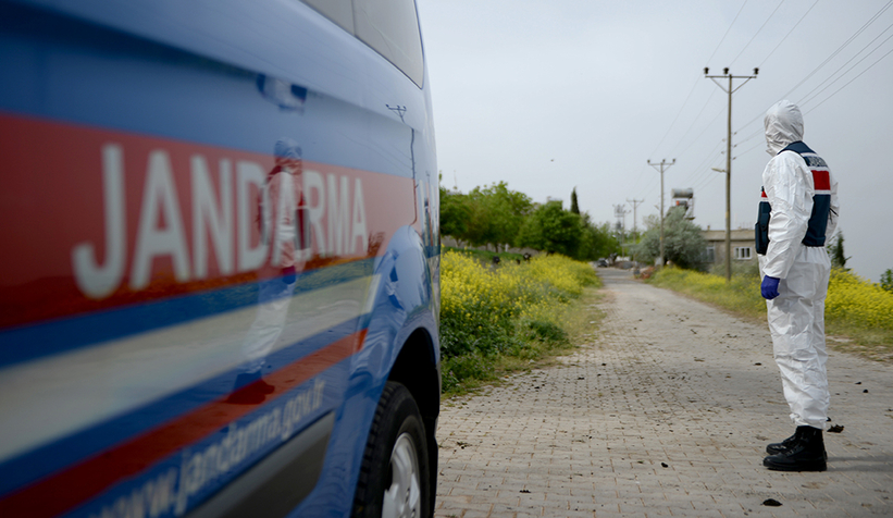 O ilçede 20 konut daha karantinaya alındı