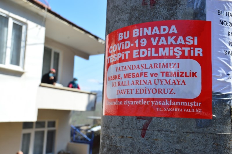 O ilçede 9 aile karantinaya alındı