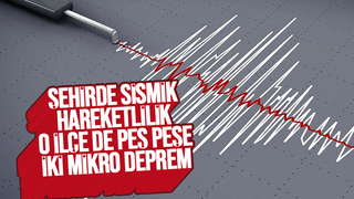 O ilçede mikro depremler