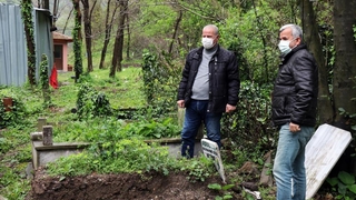 O ilçenin başı mezar hırsızları ile dertte