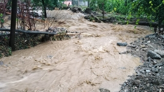 O ilçeye rekor yağış düştü