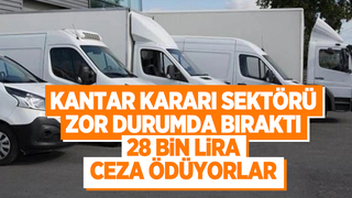 O karar sektörü zor durumda bıraktı; 28 bin lira ceza kesiliyor