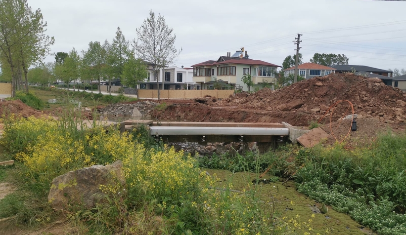 O köprünün yapımı durdu