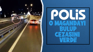 O maganda polisten kaçamadı