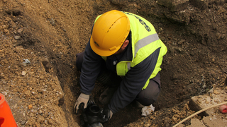 O mahallede 3 bin metrelik hat ile çözüme kavuştu