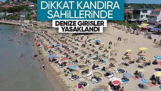 O sahillerde denize girişler yasaklandı