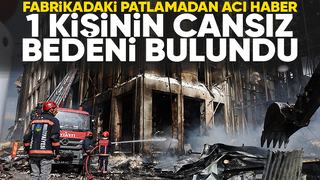 Oba Makarna'daki patlamada 1 kişinin cesedi bulundu