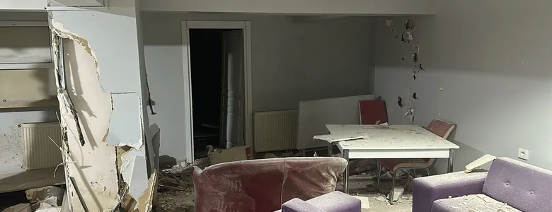 Öğrenci yurdunda patlama