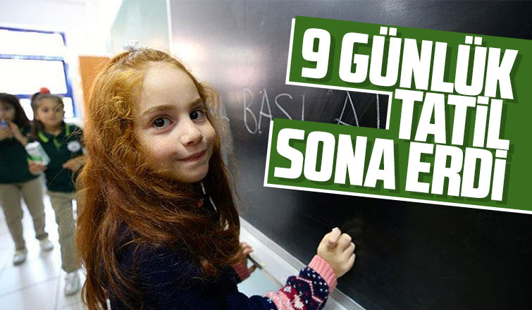 Öğrenciler ders başı yaptı