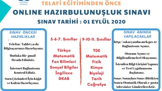 Öğrenciler dikkat; 1 Eylül'de sınav yapılacak