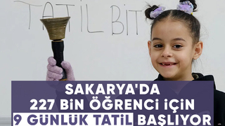 Öğrenciler için 9 günlük ara tatil başlıyor