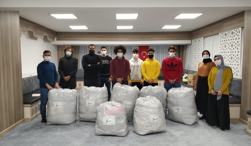 Öğrencilerden örnek davranış