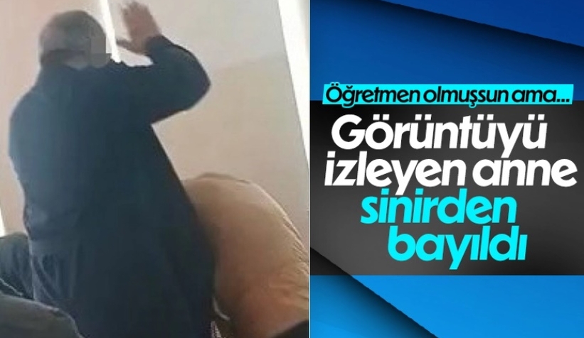 Öğretmen, öğrencisini canice dövdü
