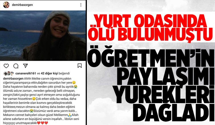 Öğretmenin paylaşımı yürekleri dağladı