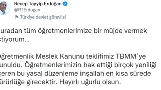 Öğretmenlik Meslek Kanunu teklifi TBMM’ye sunuldu
