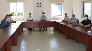 Öğütlü'den, Dekan Karabay'a 'hayırlı olsun' ziyareti