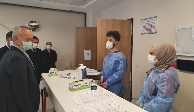 Öğütlü'den ilçe hastanelerine ziyaret