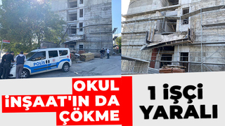  Okul inşaatın da çökme meydana geldi