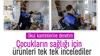 Okul kantinleri denetlendi