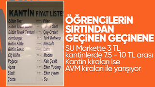 Okul Kantinlerinde Yüksek Fiyata Tepki