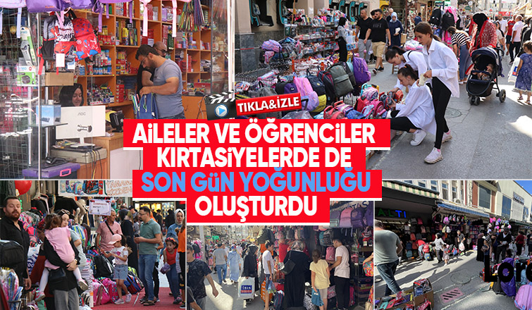 Okul öncesi kırtasiyelerde yoğunluk