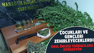 Okul öncesi torbacılara operasyon