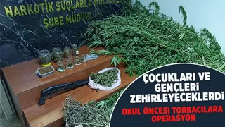Okul öncesi torbacılara operasyon